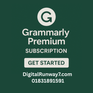 Grammarly Premium Subscription – Instant Access via Email & Password | Use on Any Device | Best Price in BD